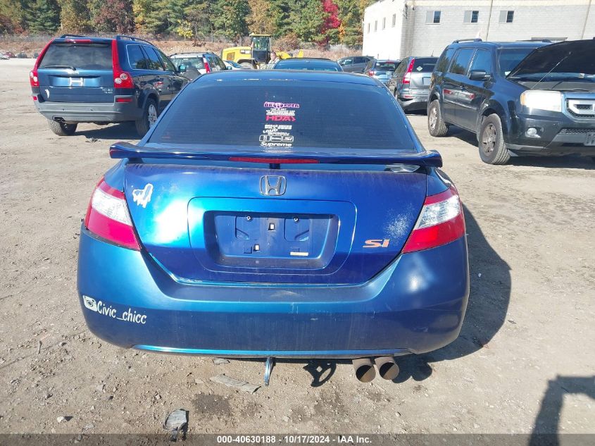 2008 Honda Civic Si VIN: 2HGFG215X8H705599 Lot: 40630188