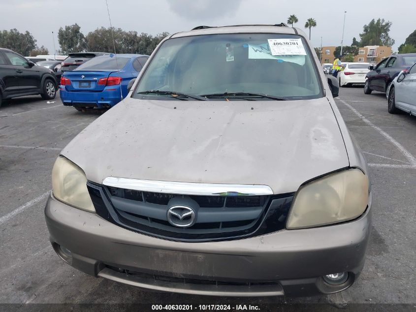 2001 Mazda Tribute Dx V6 VIN: 4F2YU06131KM22583 Lot: 40630201