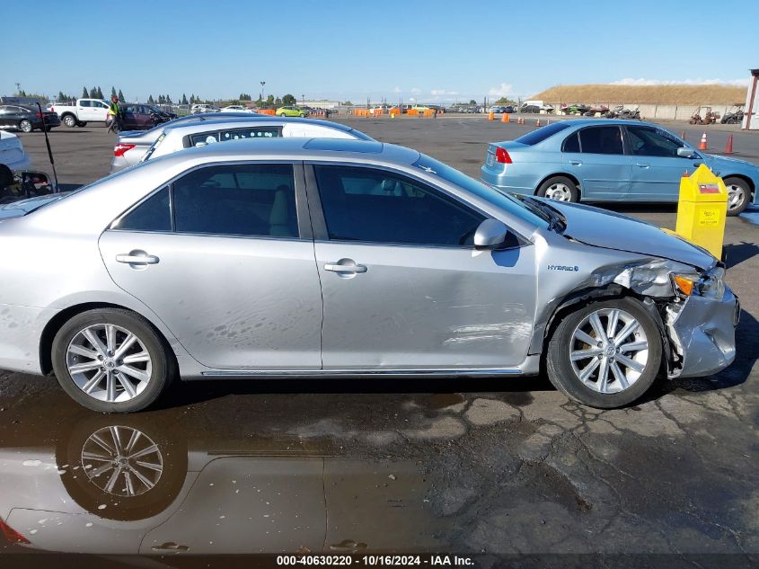 2013 Toyota Camry Hybrid Xle VIN: 4T1BD1FK0DU087422 Lot: 40630220