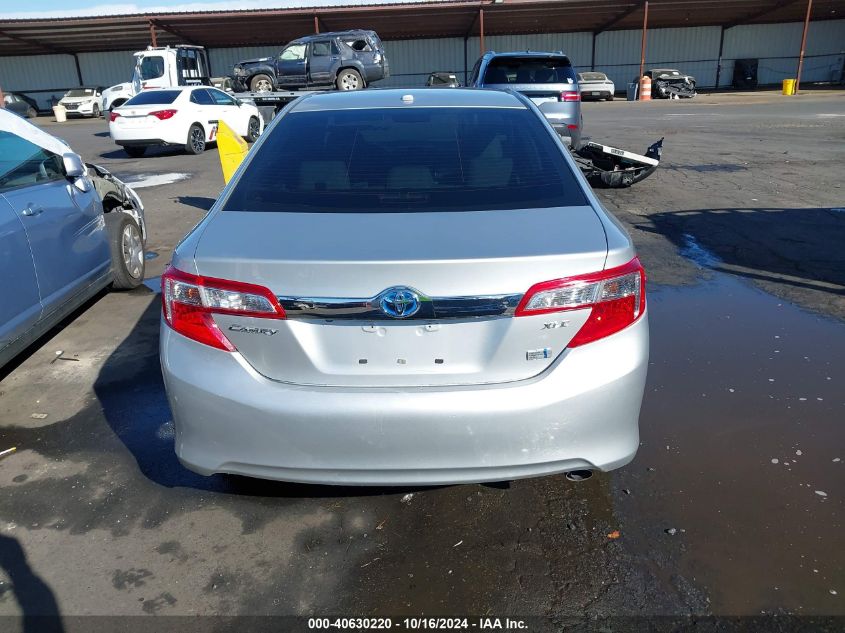 2013 Toyota Camry Hybrid Xle VIN: 4T1BD1FK0DU087422 Lot: 40630220