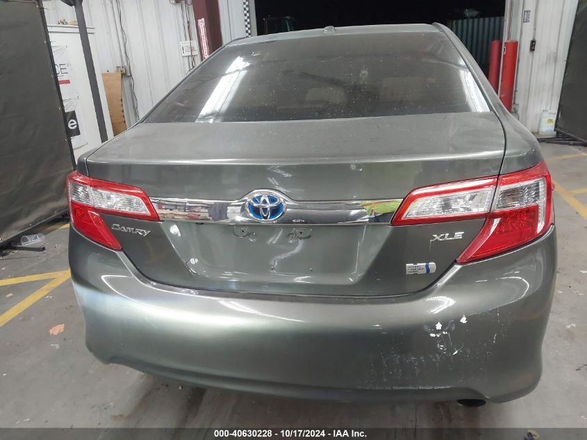 2013 Toyota Camry Hybrid Hybrid/Le/Xle VIN: 4T1BD1FK8DU074143 Lot: 40630228