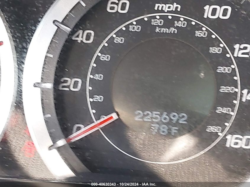 2012 Acura Tsx 2.4 VIN: JH4CU2F6XCC026292 Lot: 40630343