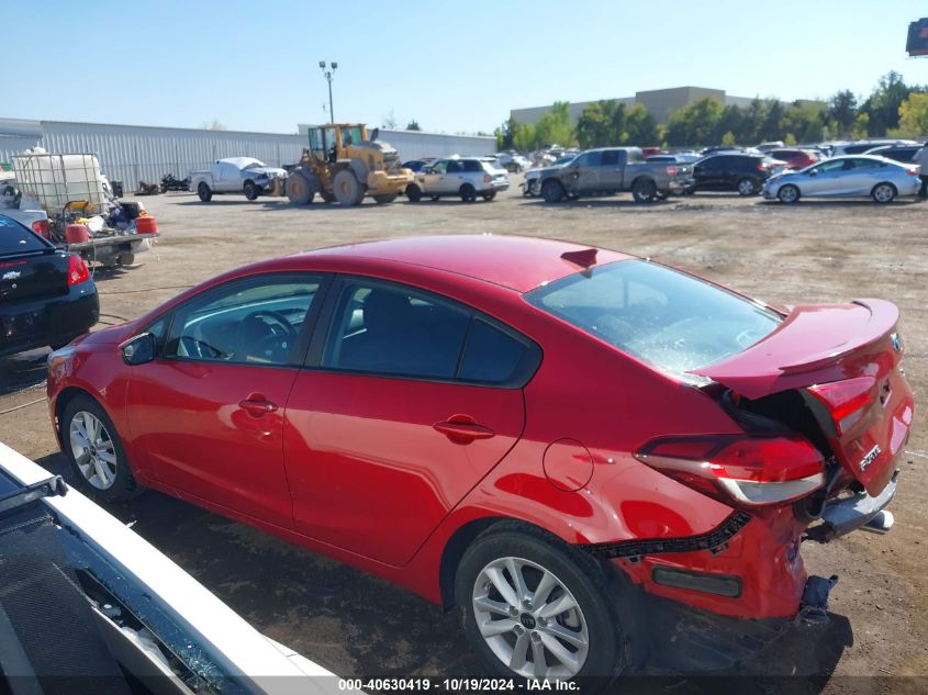 2017 Kia Forte S VIN: 3KPFL4A78HE128901 Lot: 40630419