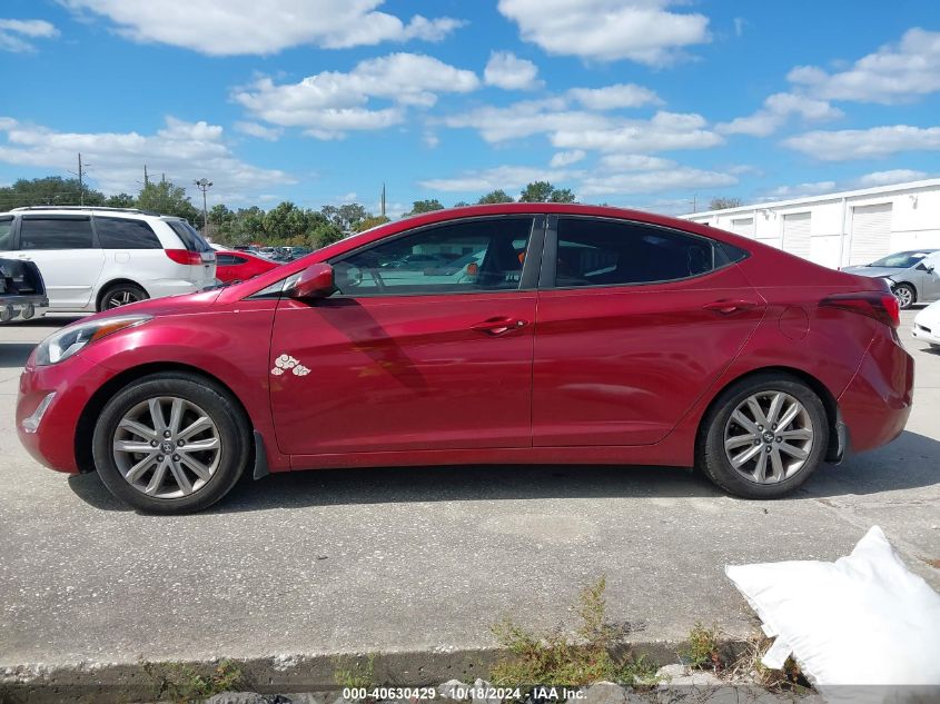 2016 Hyundai Elantra Se VIN: 5NPDH4AE3GH790273 Lot: 40630429