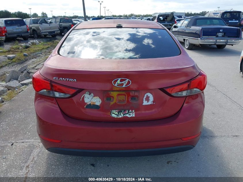 2016 Hyundai Elantra Se VIN: 5NPDH4AE3GH790273 Lot: 40630429