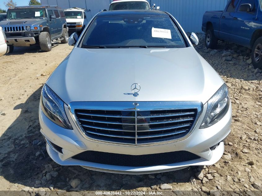 2016 Mercedes-Benz S 550 VIN: WDDUG8CB4GA234449 Lot: 40630442