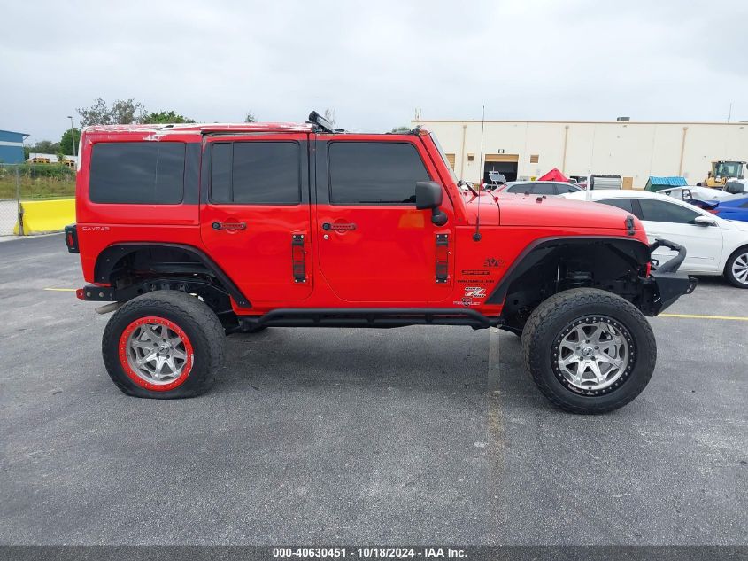 2017 Jeep Wrangler Unlimited Sport VIN: 1C4BJWDG9HL750538 Lot: 40630451