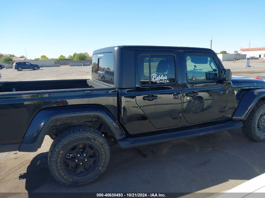 2022 Jeep Gladiator Texas Trail 4X4 VIN: 1C6HJTAG7NL128584 Lot: 40630493