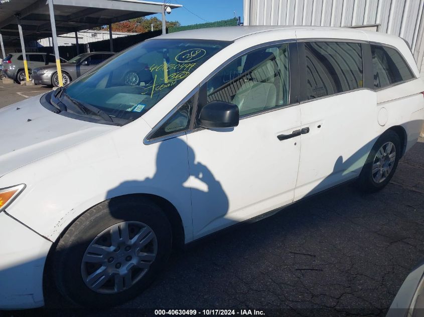 2012 Honda Odyssey Lx VIN: 5FNRL5H25CB132713 Lot: 40630499