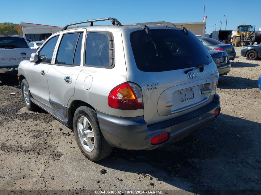 2003 Hyundai Santa Fe Gls/Lx VIN: KM8SC13D93U434589 Lot: 40630502