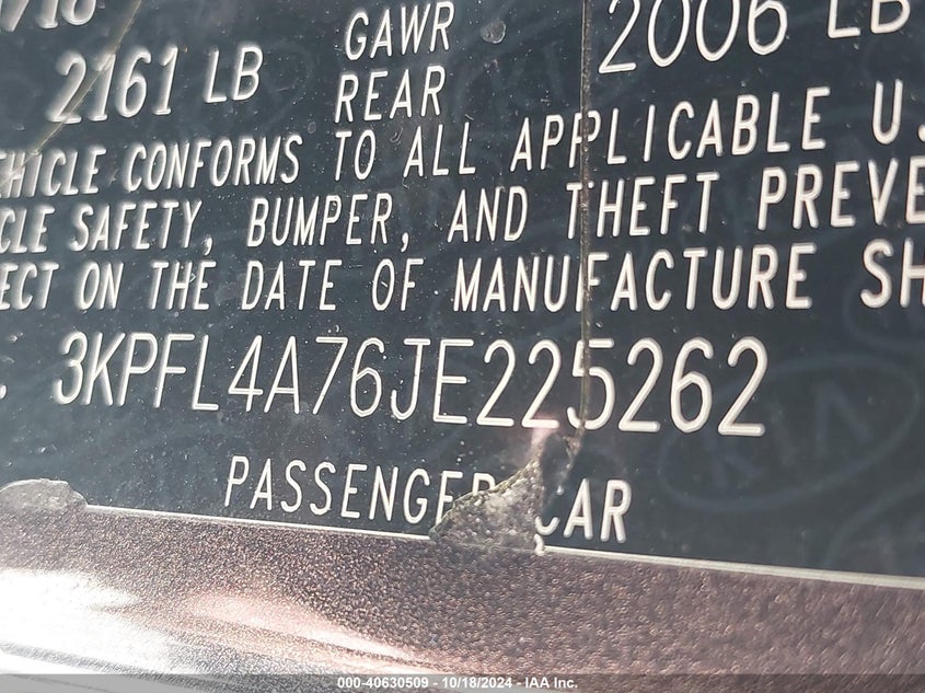 2018 KIA FORTE LX - 3KPFL4A76JE225262