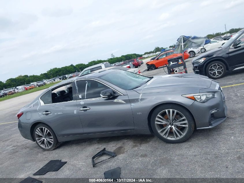 2018 Infiniti Q50 3.0T Sport VIN: JN1EV7AR9JM441247 Lot: 40630564