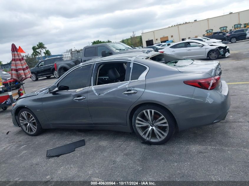 2018 Infiniti Q50 3.0T Sport VIN: JN1EV7AR9JM441247 Lot: 40630564