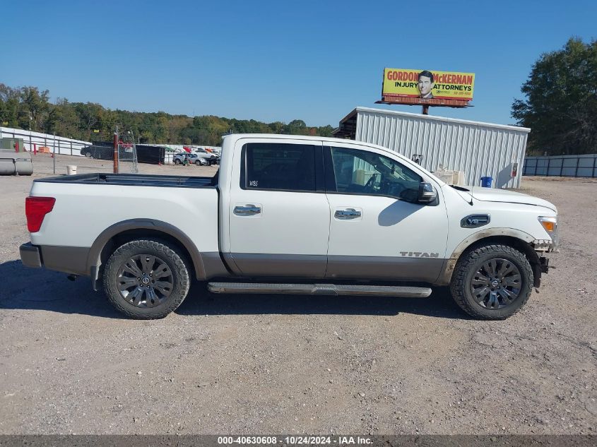 2017 Nissan Titan Platinum Reserve VIN: 1N6AA1E67HN505808 Lot: 40630608