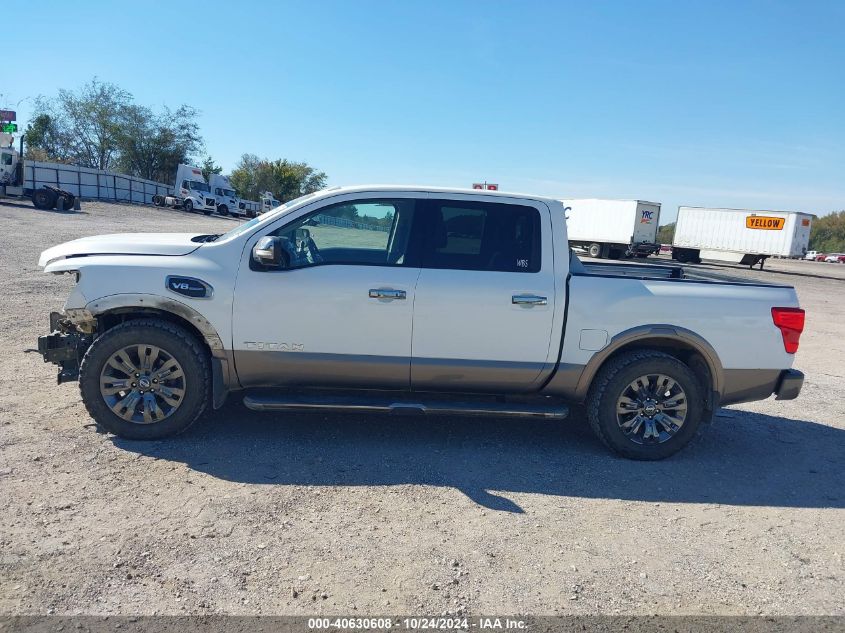 2017 Nissan Titan Platinum Reserve VIN: 1N6AA1E67HN505808 Lot: 40630608