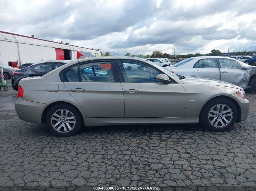 2007 BMW 328I VIN: WBAVA37517NL17530 Lot: 40630635