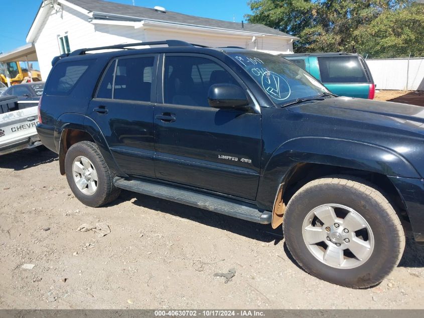 2005 Toyota 4Runner Limited V8 VIN: JTEBT17R558024938 Lot: 40630702