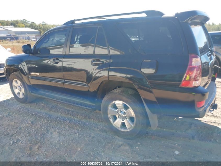 2005 Toyota 4Runner Limited V8 VIN: JTEBT17R558024938 Lot: 40630702