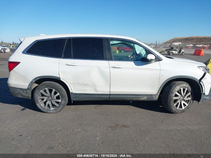 2020 Honda Pilot Awd Ex-L VIN: 5FNYF6H55LB053691 Lot: 40630714