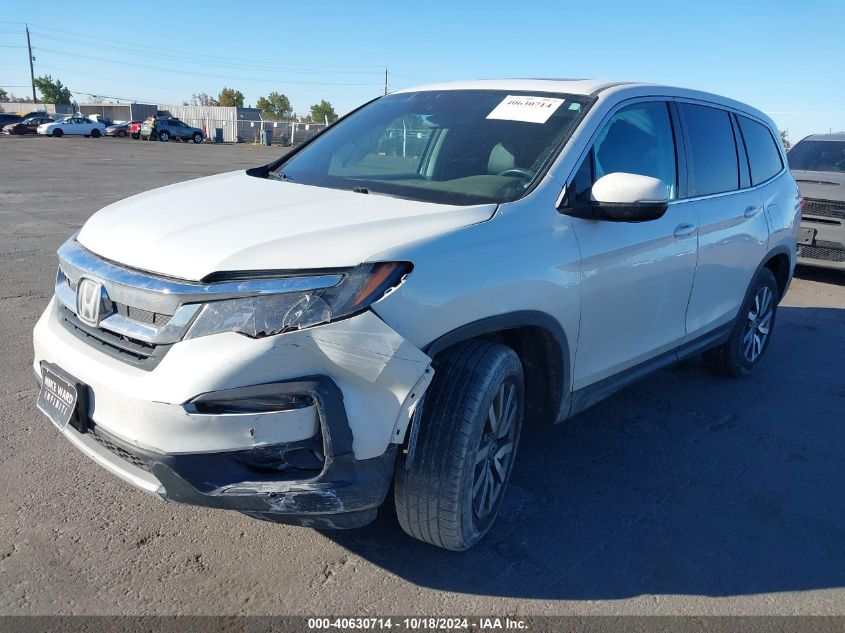 2020 Honda Pilot Awd Ex-L VIN: 5FNYF6H55LB053691 Lot: 40630714