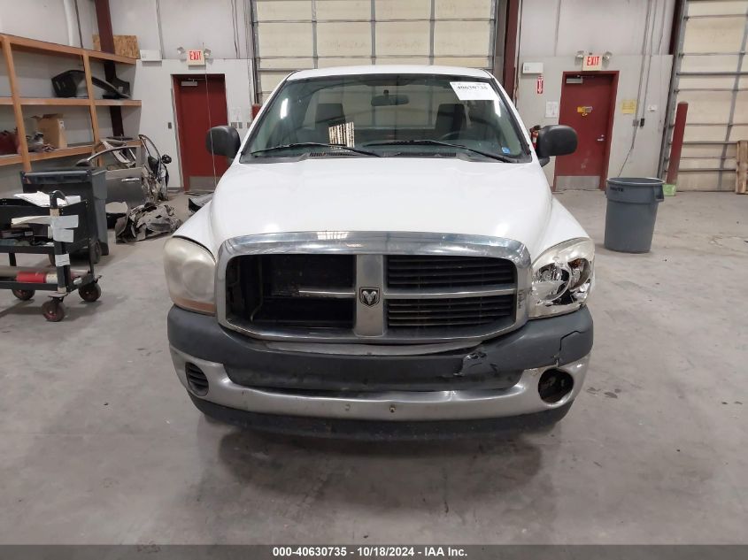 2006 Dodge Ram 1500 St VIN: 1D7HA16K36J186026 Lot: 40630735