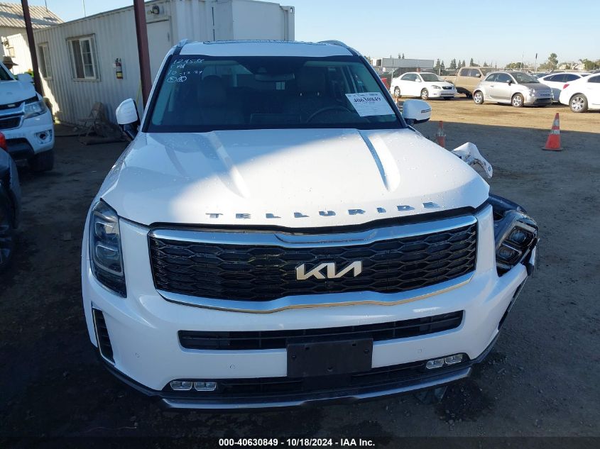 2022 Kia Telluride Sx VIN: 5XYP54HC6NG222274 Lot: 40630849