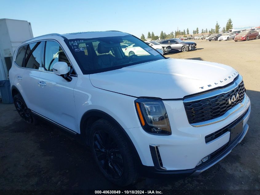 2022 Kia Telluride Sx VIN: 5XYP54HC6NG222274 Lot: 40630849