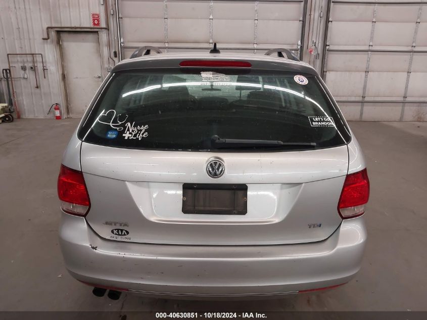 2011 Volkswagen Jetta Sportwagen 2.0L Tdi VIN: 3VWML7AJ3BM667392 Lot: 40630851