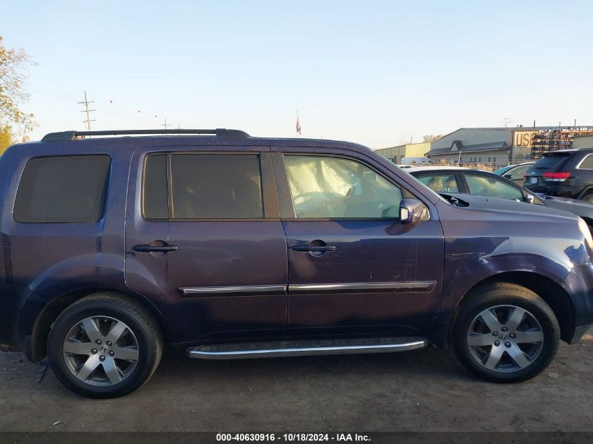 2013 Honda Pilot Touring VIN: 5FNYF4H92DB076001 Lot: 40630916