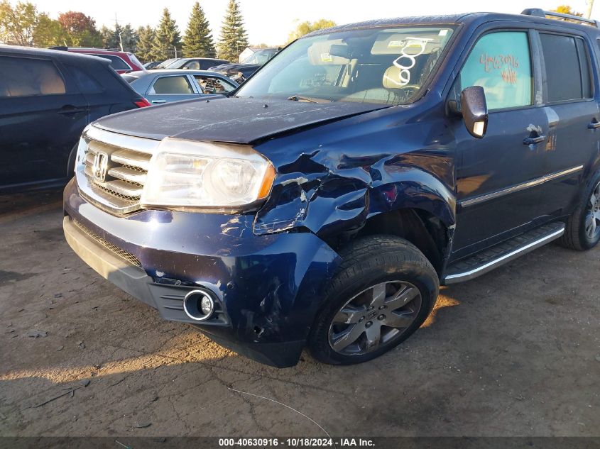 2013 Honda Pilot Touring VIN: 5FNYF4H92DB076001 Lot: 40630916