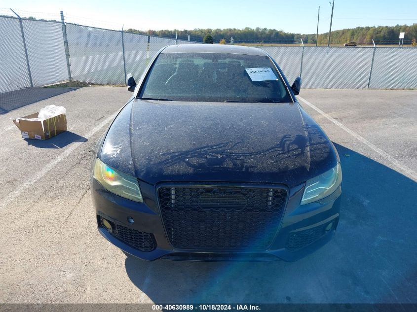 2012 Audi S4 3.0 Premium Plus VIN: WAUKGAFL0CA004511 Lot: 40630989