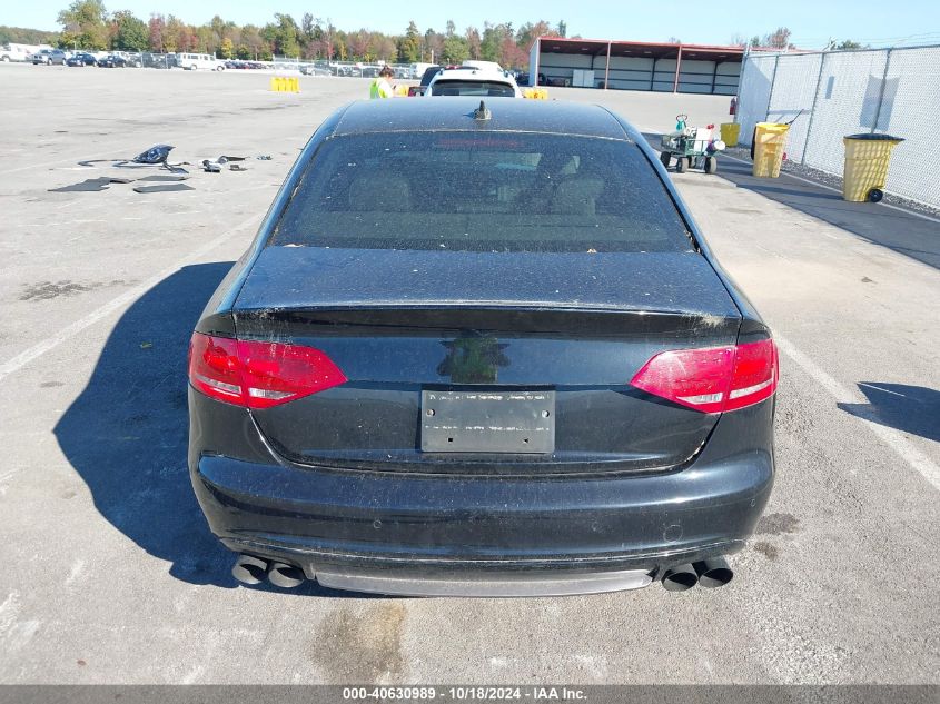 2012 Audi S4 3.0 Premium Plus VIN: WAUKGAFL0CA004511 Lot: 40630989