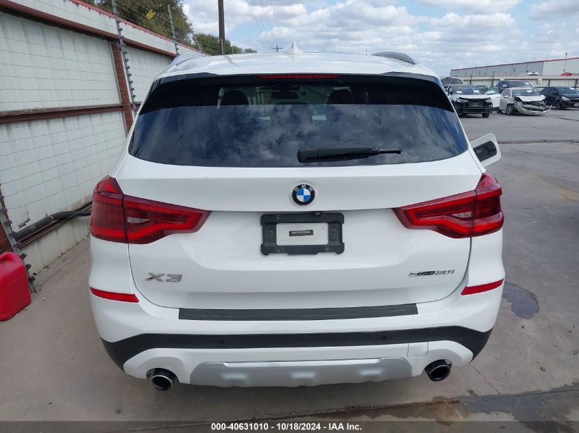 2019 BMW X3 Sdrive30I VIN: 5UXTR7C59KLF28299 Lot: 40631010