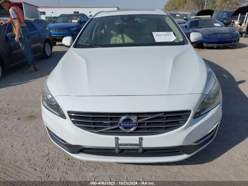 2015 Volvo V60 T5 Premier VIN: YV1612SB0F1201587 Lot: 40631022