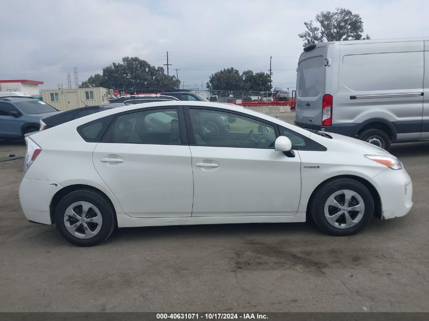 2014 Toyota Prius Two VIN: JTDKN3DU0E1826082 Lot: 40631071