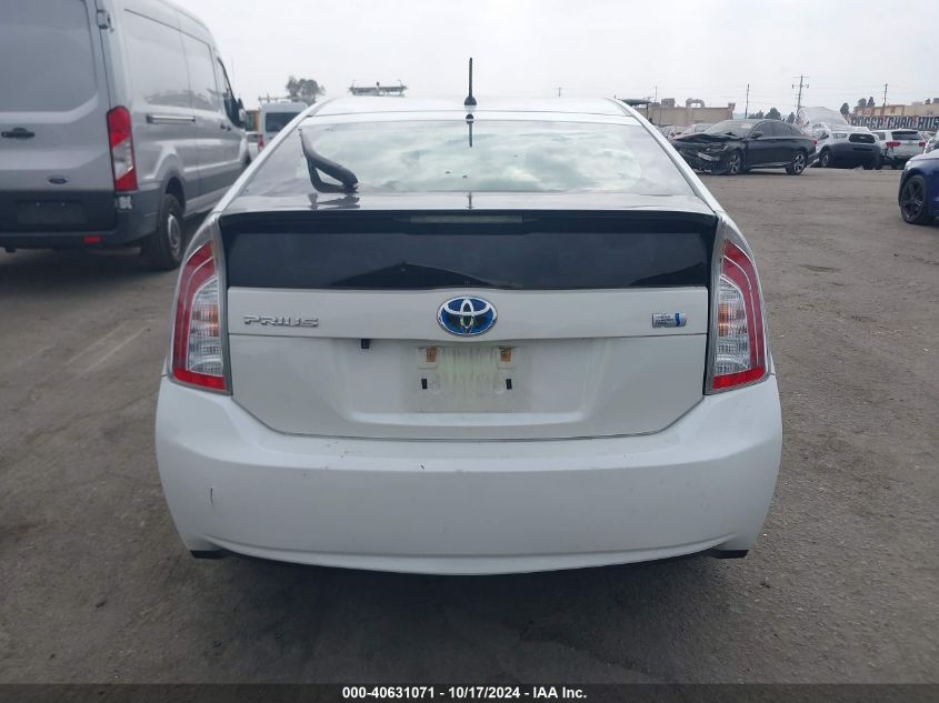 2014 Toyota Prius Two VIN: JTDKN3DU0E1826082 Lot: 40631071