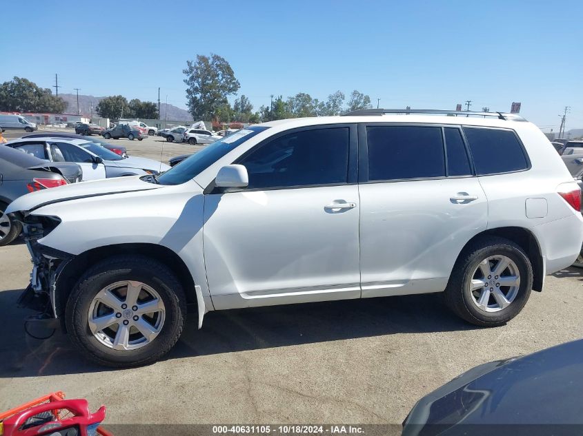 2010 Toyota Highlander Base V6 VIN: 5TDZK3EH9AS014639 Lot: 40631105