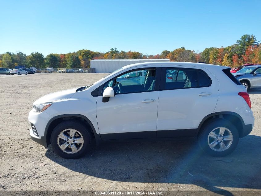 2017 Chevrolet Trax Ls VIN: 3GNCJNSB7HL250122 Lot: 40631120