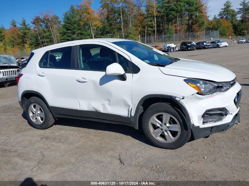 2017 Chevrolet Trax Ls VIN: 3GNCJNSB7HL250122 Lot: 40631120