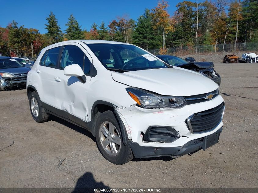 2017 Chevrolet Trax Ls VIN: 3GNCJNSB7HL250122 Lot: 40631120