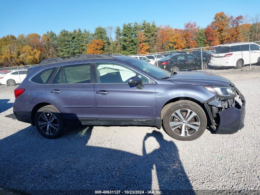 2018 Subaru Outback 2.5I Limited VIN: 4S4BSAKC0J3282278 Lot: 40631127