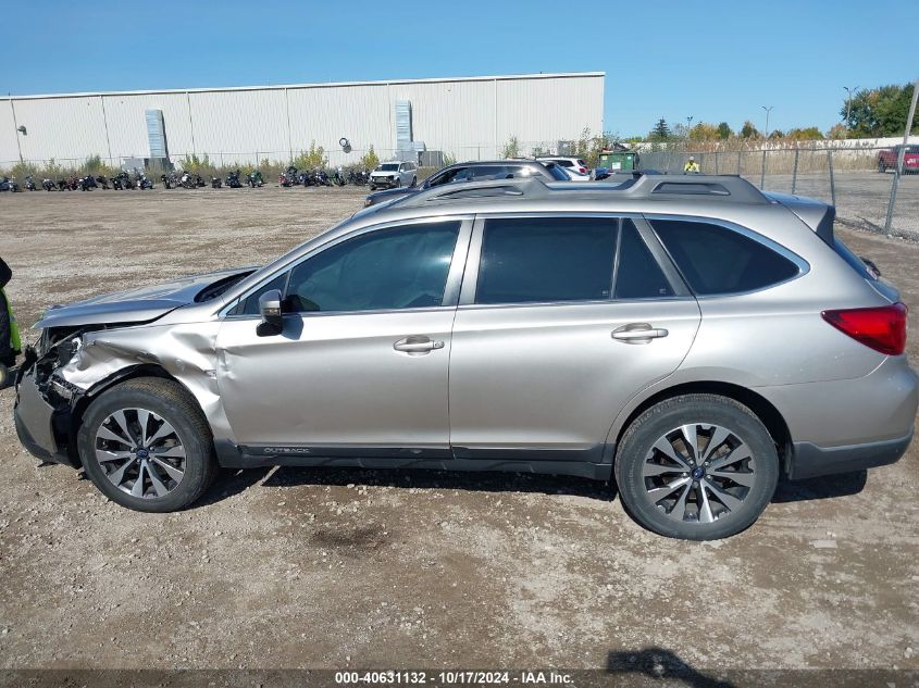 2016 Subaru Outback 2.5I Limited VIN: 4S4BSBNC9G3254070 Lot: 40631132