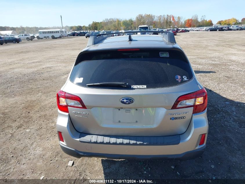 2016 Subaru Outback 2.5I Limited VIN: 4S4BSBNC9G3254070 Lot: 40631132