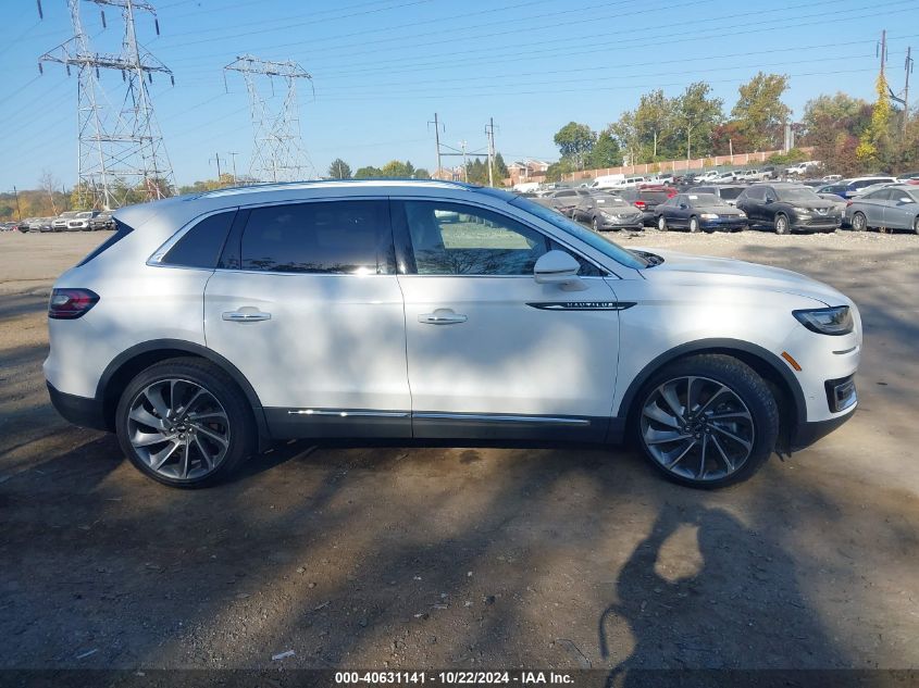 2020 Lincoln Nautilus Reserve VIN: 2LMPJ8KP2LBL20296 Lot: 40631141