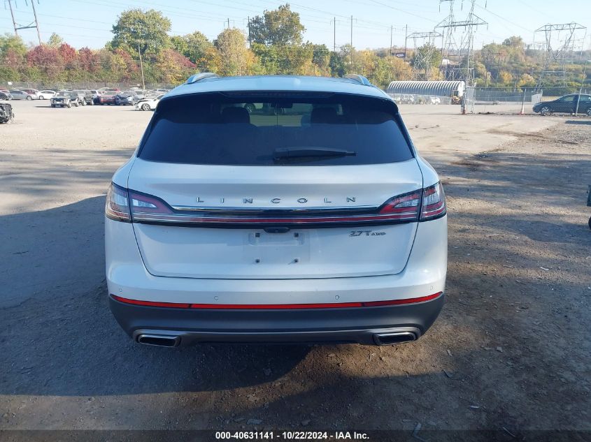 2020 Lincoln Nautilus Reserve VIN: 2LMPJ8KP2LBL20296 Lot: 40631141