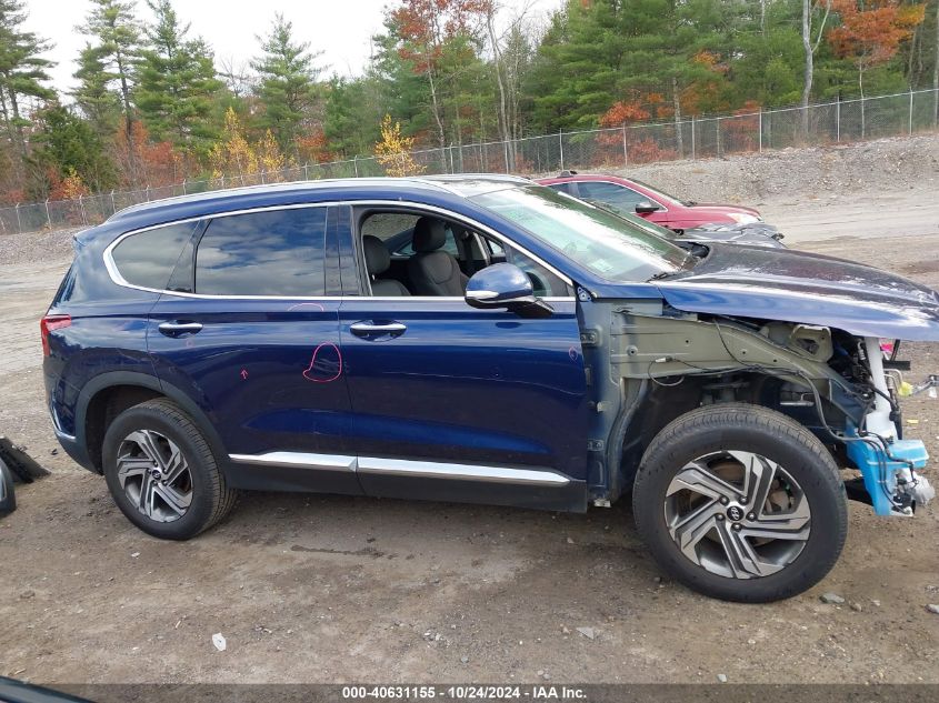 2021 Hyundai Santa Fe Sel VIN: 5NMS6DAJ4MH319428 Lot: 40631155