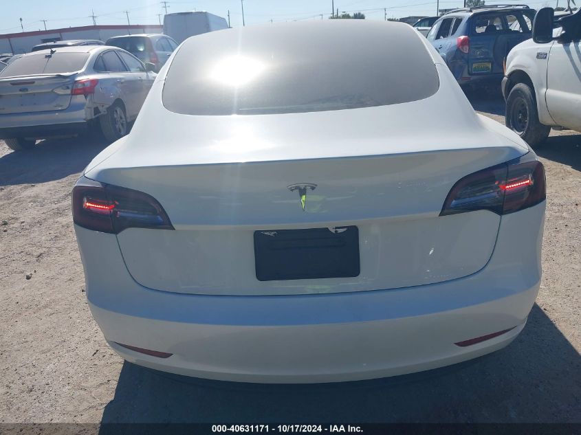 2023 Tesla Model 3 Rear-Wheel Drive VIN: 5YJ3E1EA1PF411506 Lot: 40631171