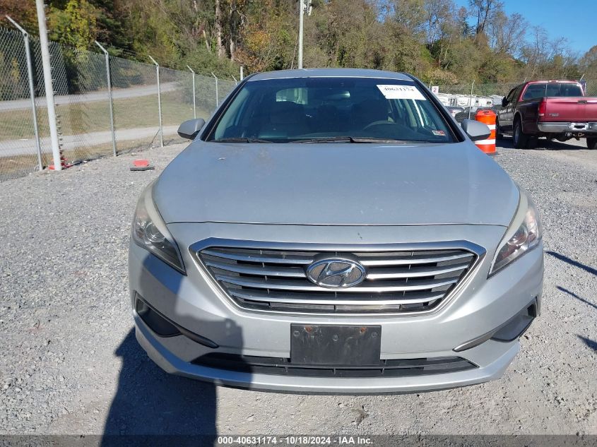 2016 Hyundai Sonata Se VIN: 5NPE24AF6GH327249 Lot: 40631174