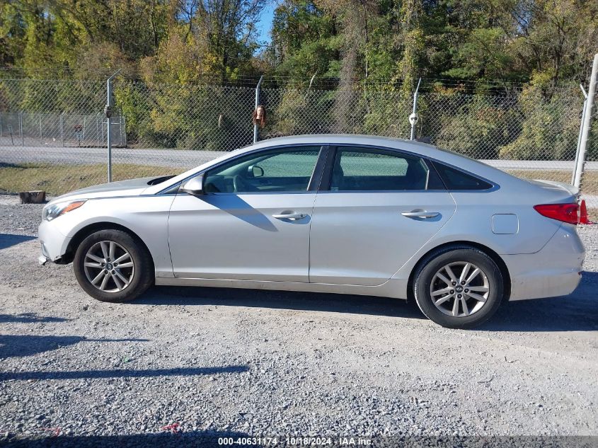 2016 Hyundai Sonata Se VIN: 5NPE24AF6GH327249 Lot: 40631174