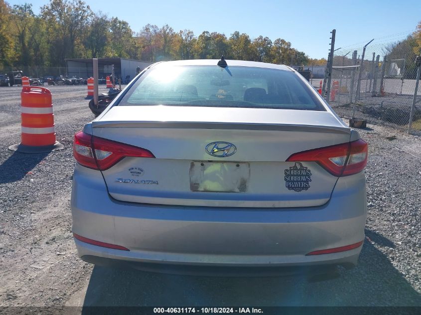 2016 Hyundai Sonata Se VIN: 5NPE24AF6GH327249 Lot: 40631174